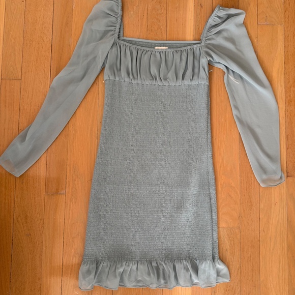 Wilfred Dress - Powder Blue - Picture 2 of 3